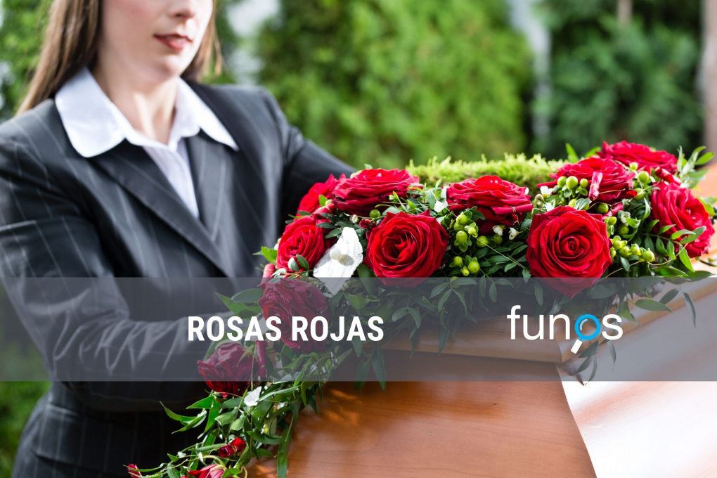 Rosas rojas para funerales Funos